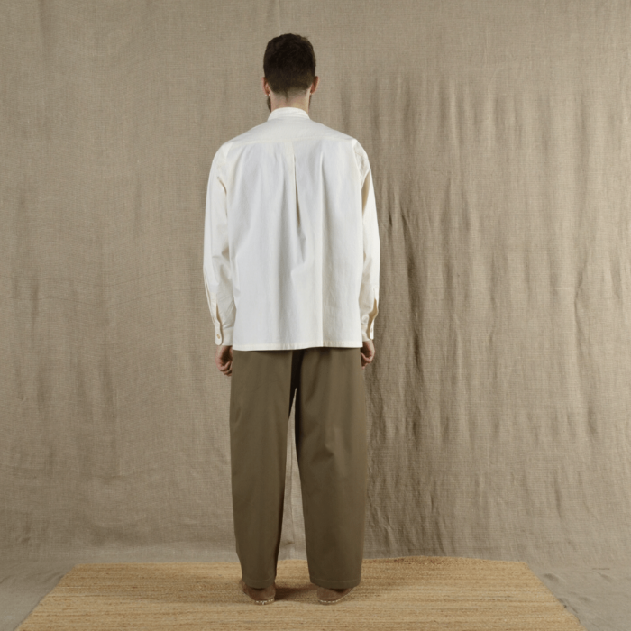 Gardener Trousers | Khaki Cotton Twill - Image 6