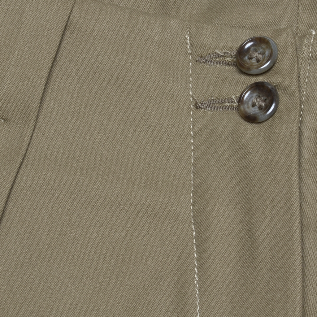 Gardener Trousers | Khaki Cotton Twill