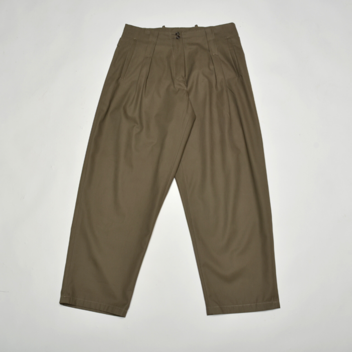 Gardener Trousers | Khaki Cotton Twill - Image 1