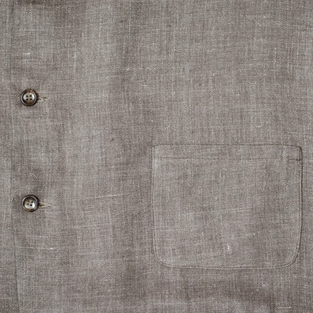 Kamali Waistcoat | Brown Irish Linen