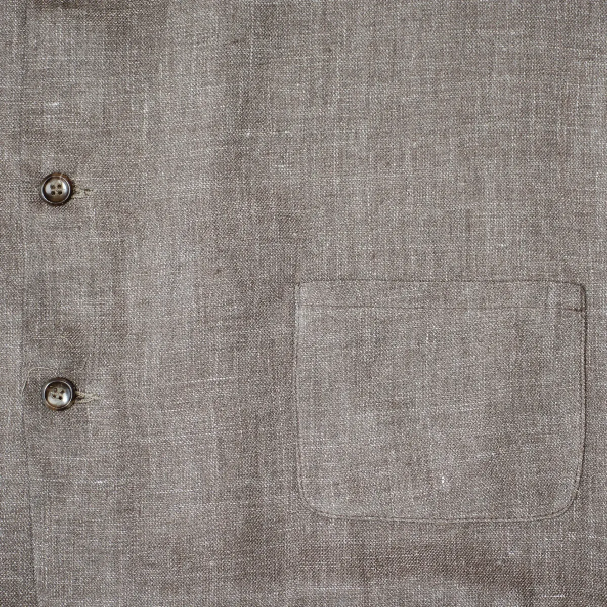 Kamali Waistcoat | Brown Irish Linen - Image 3