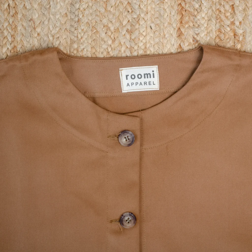 Levin Jacket | Caramel Brushed Cotton