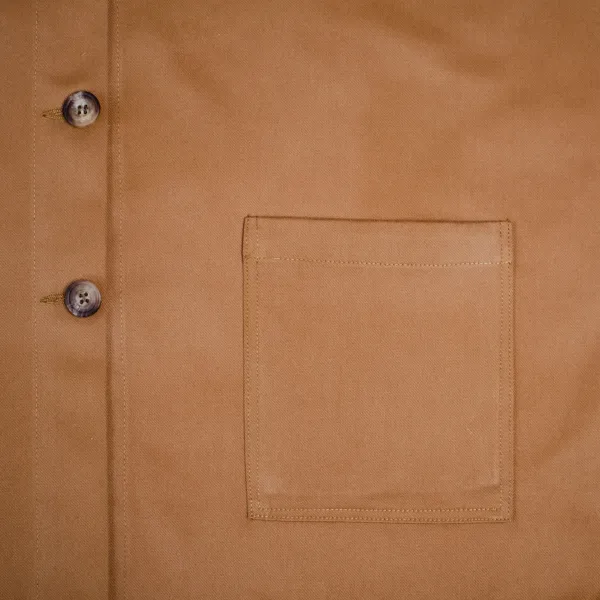 Levin Jacket | Caramel Brushed Cotton
