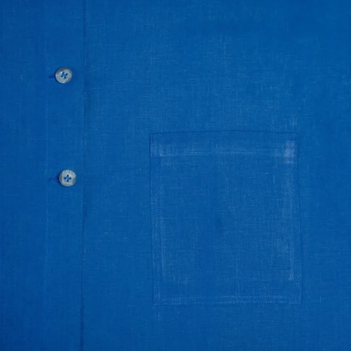 Levin Jacket | Cobalt Irish Linen - Image 3