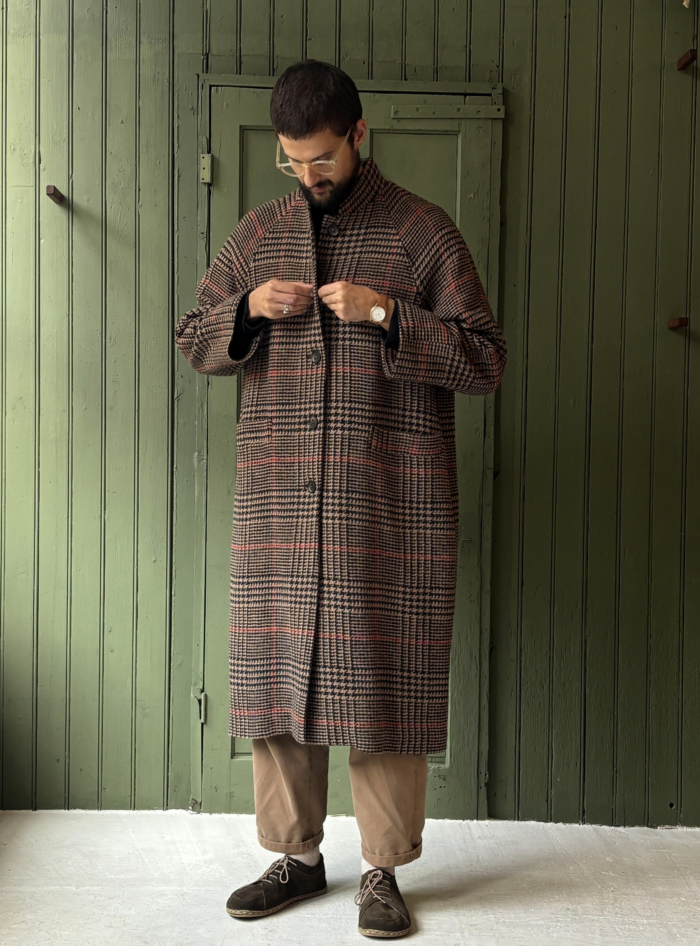 Hansom Overcoat | Classic Brown Tweed - Image 1