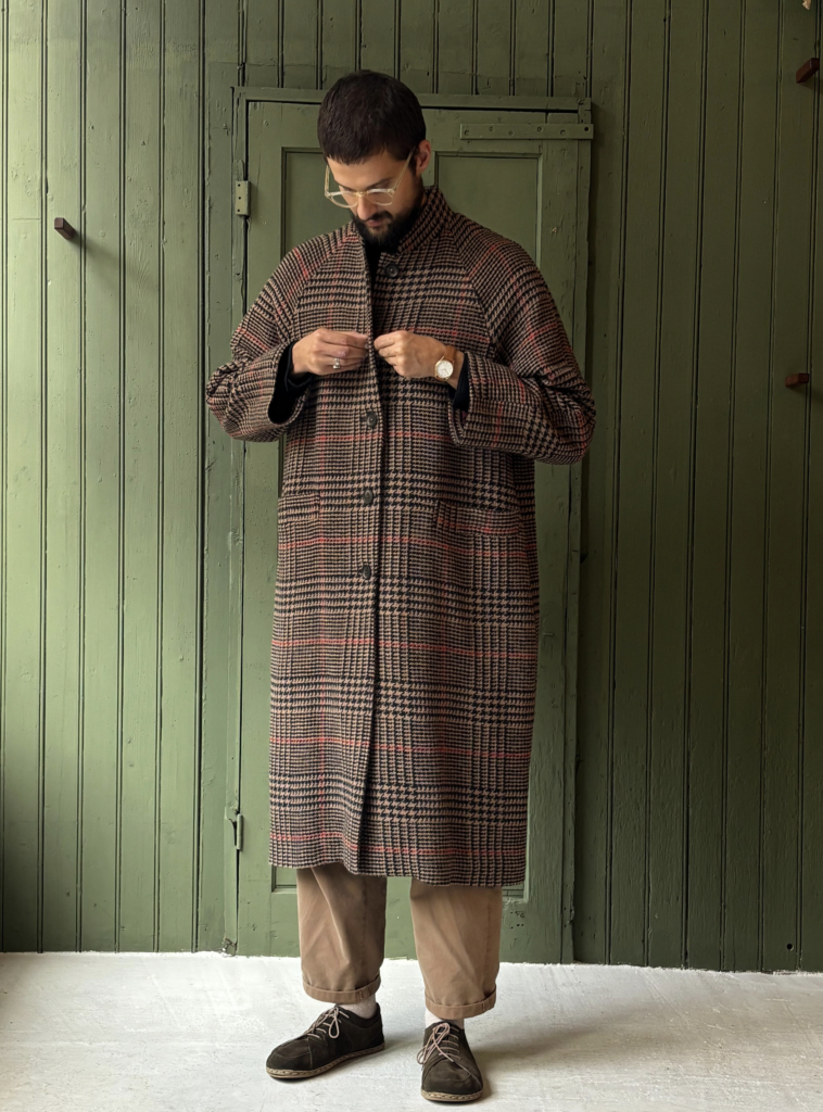 Hansom Overcoat | Classic Brown Tweed