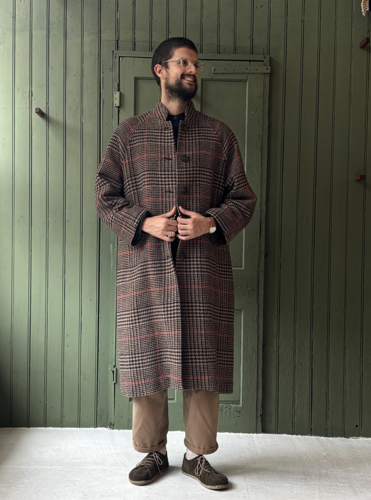 Hansom Overcoat | Classic Brown Tweed