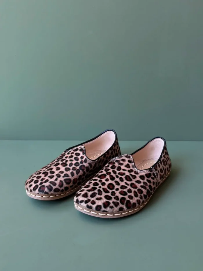 Barefoot Yemeni Shoes | Leopard Print - Image 1