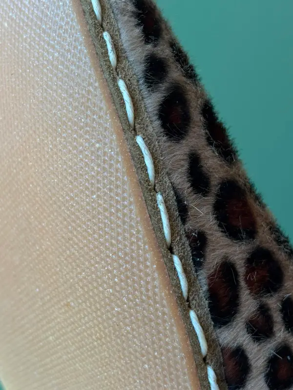 Barefoot Yemeni Slippers | Leopard Print