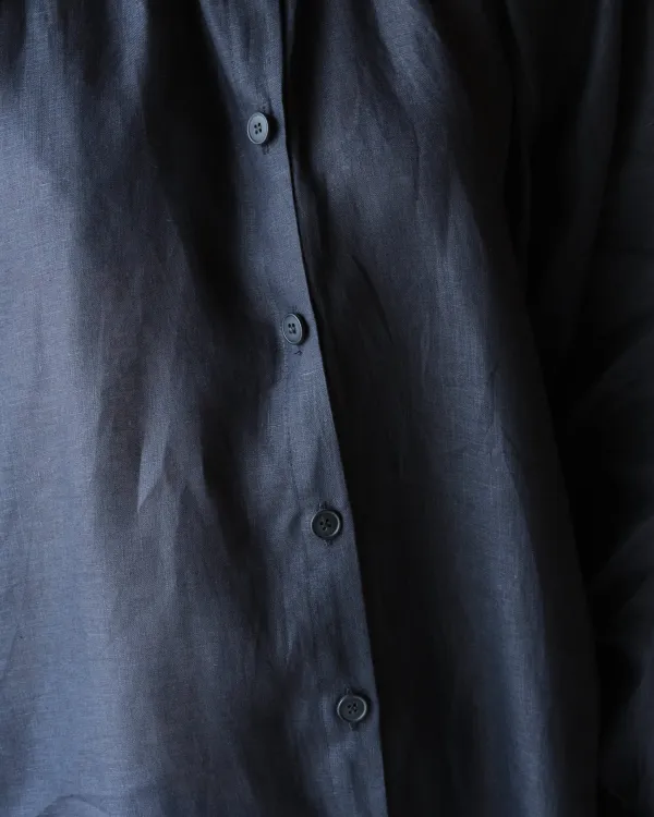 Dorothea Dress | Black Irish Linen