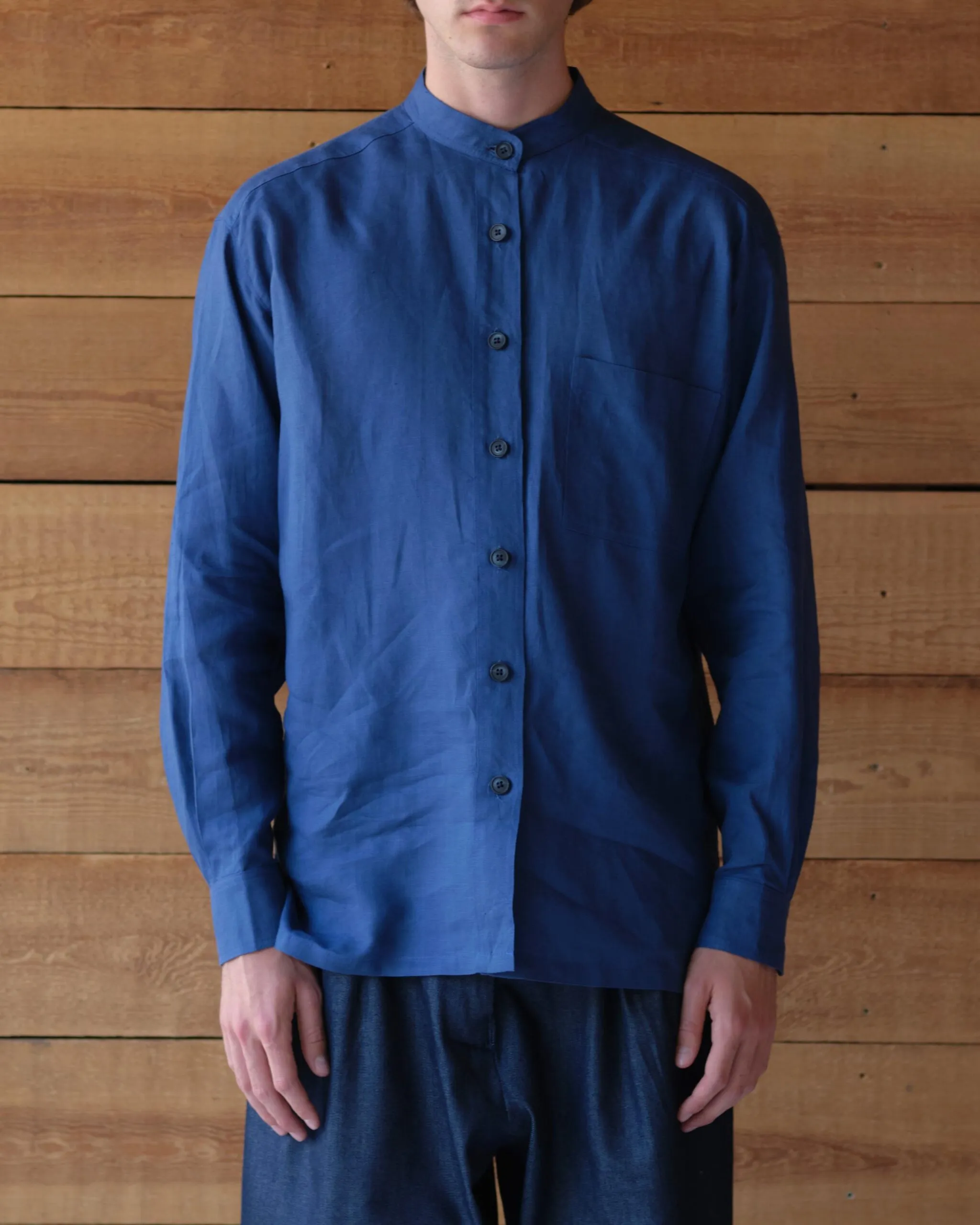 Panza Shirt | Indigo Irish Linen - Image 2