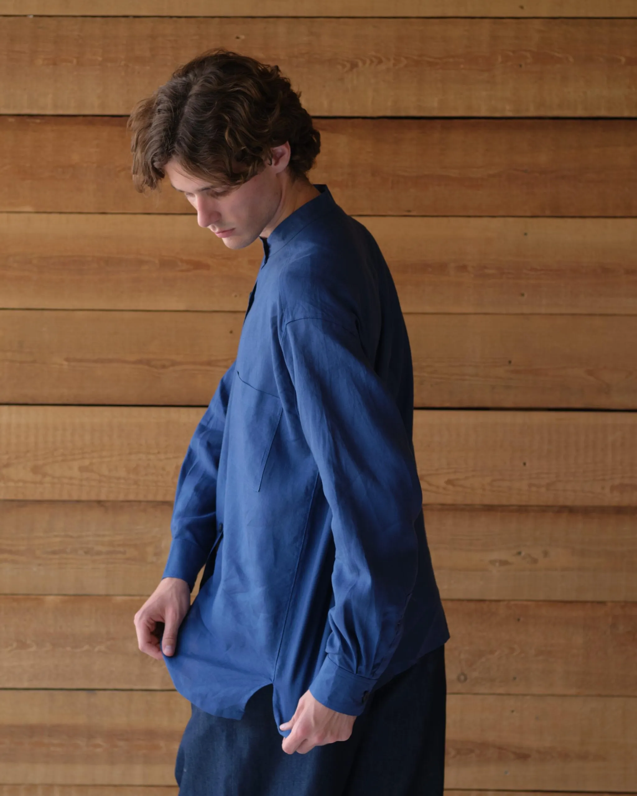 Panza Shirt | Indigo Irish Linen - Image 1