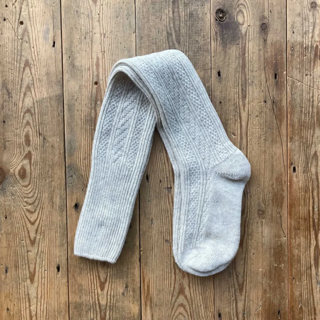 Knee-High Socks | Cream Merino Wool