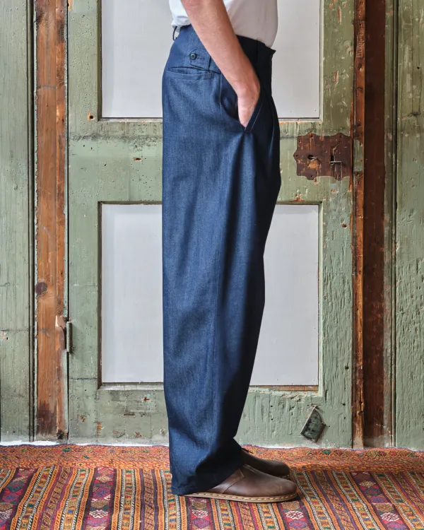 Gardener Trousers | Blue Lightweight Denim