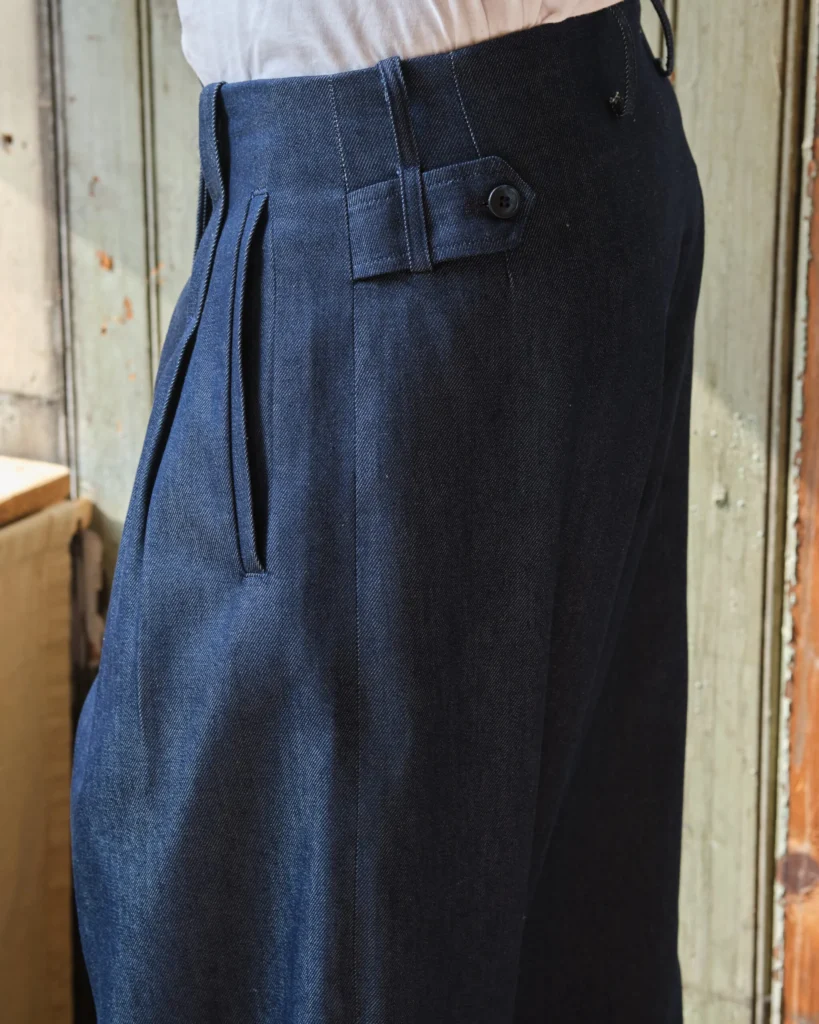 Gardener Trousers | Blue Lightweight Denim