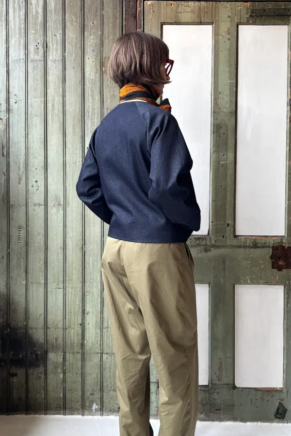 Maria Jacket | Navy Denim