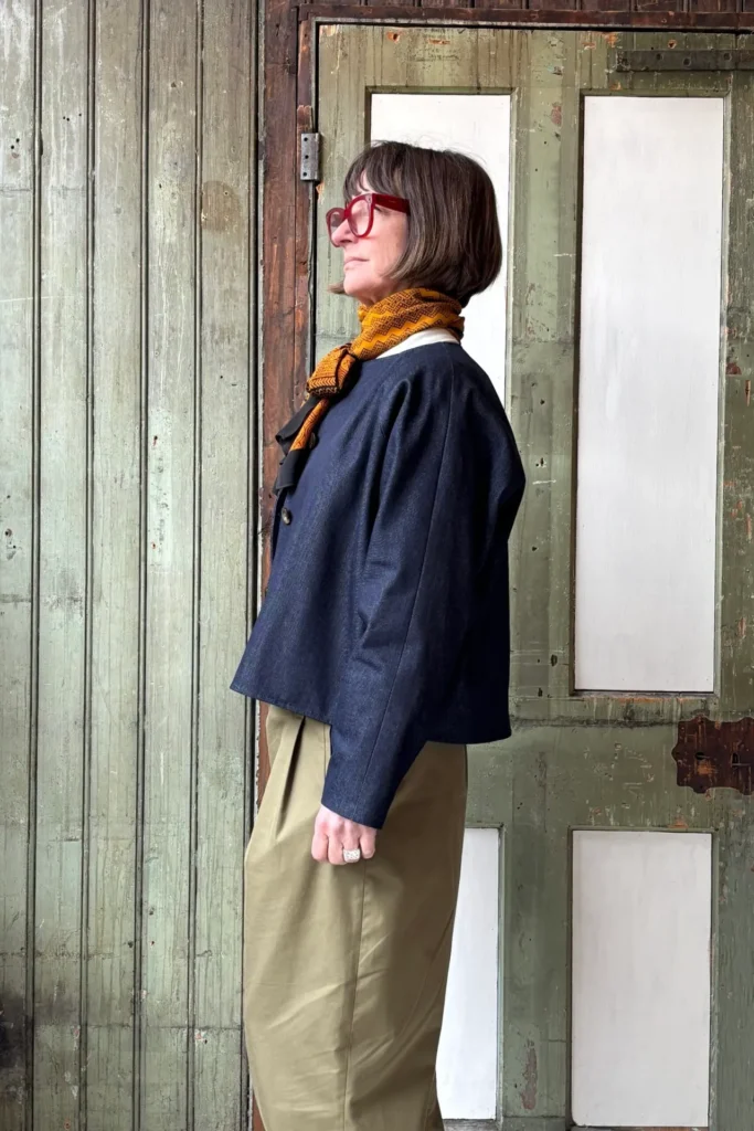 Maria Jacket | Navy Denim