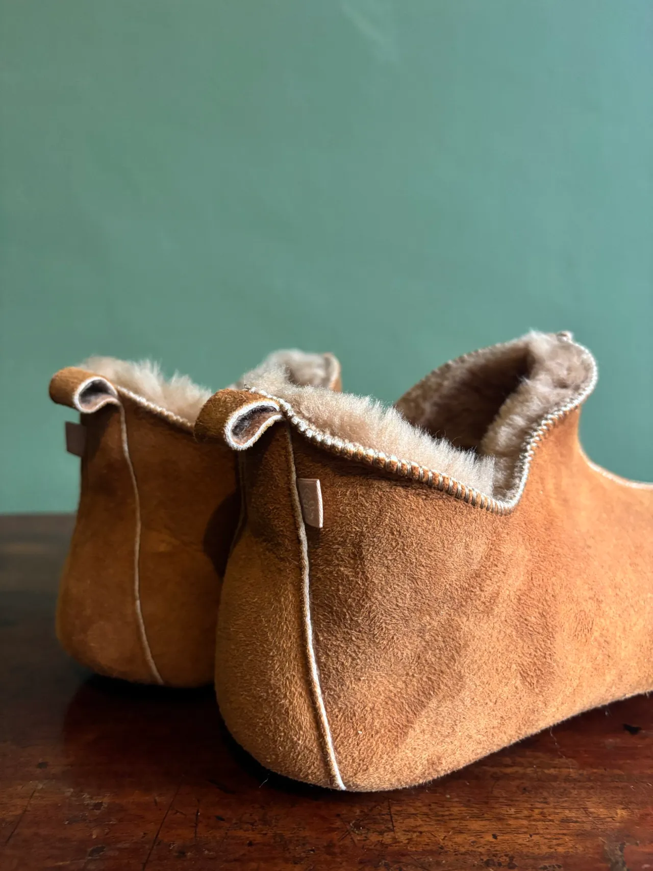 Sheepskin Slippers | Natural Tan - Image 2