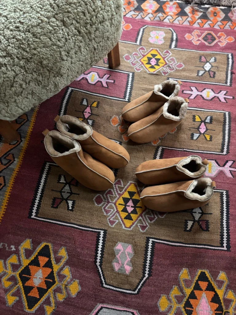 Sheepskin Slippers | Natural Tan