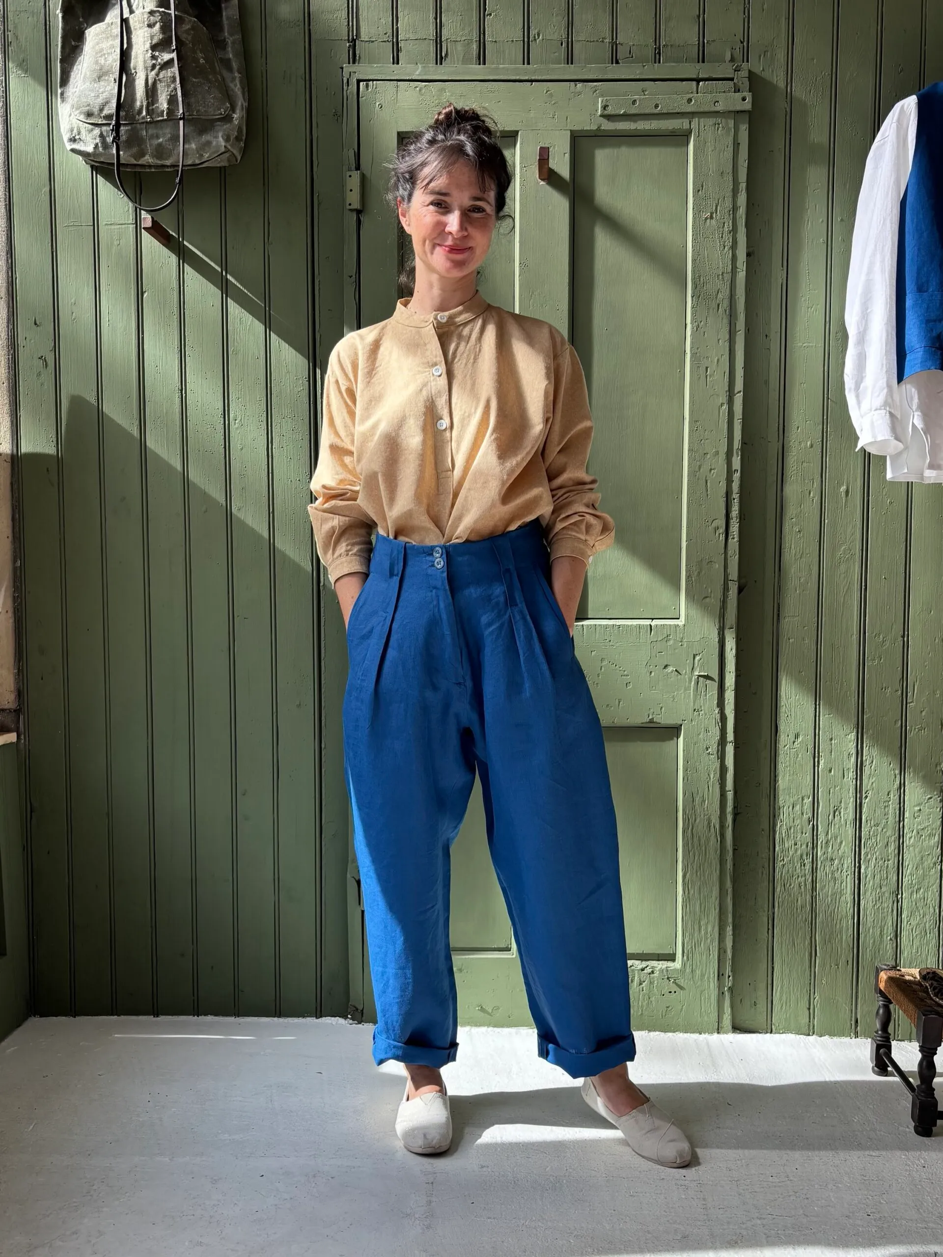 Etta Blouse | Yellow Cotton - Image 2