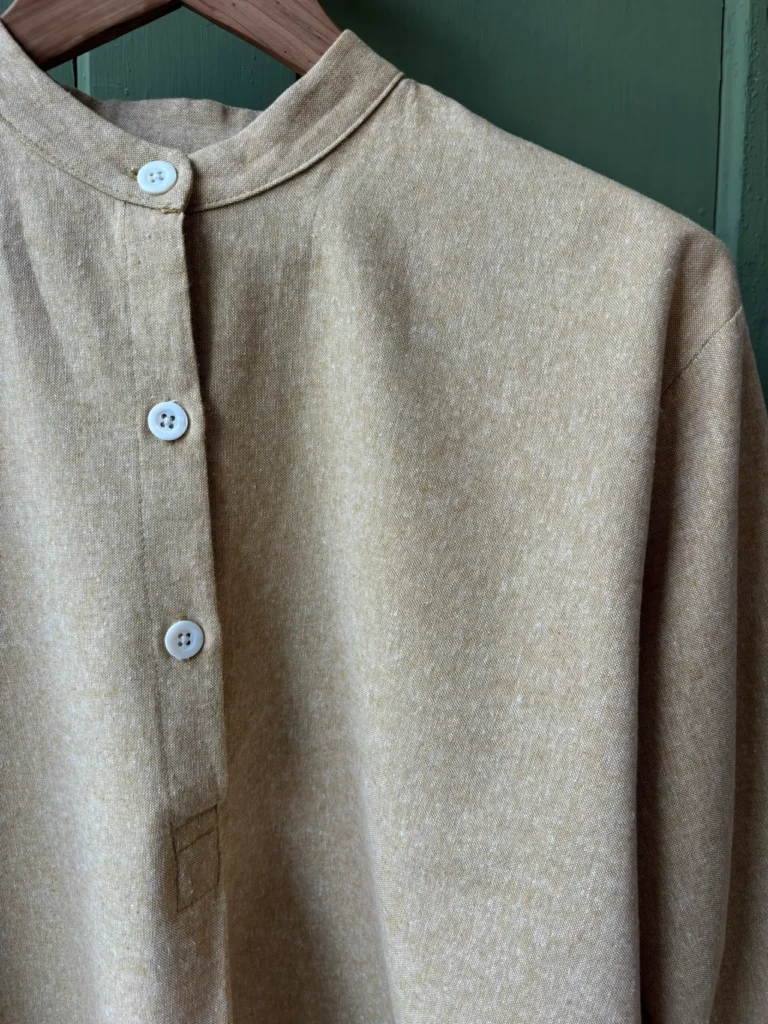 Etta Blouse | Yellow Cotton