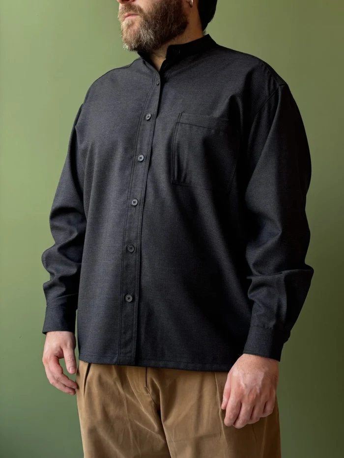 Panza Shirt | Charcoal Wool - Image 1
