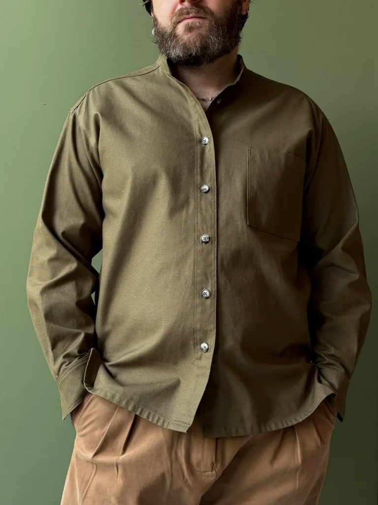 Panza Shirt | Olive Heavy Cotton