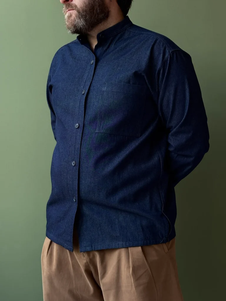 Panza Shirt | Blue Denim