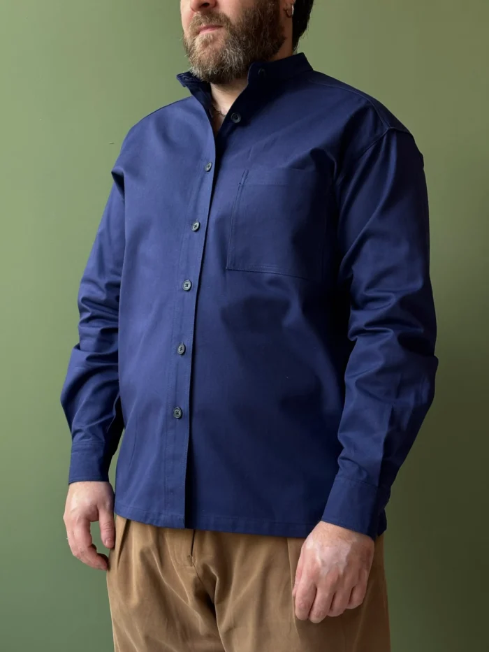 Panza Shirt | Cobalt Heavy Cotton - Image 1
