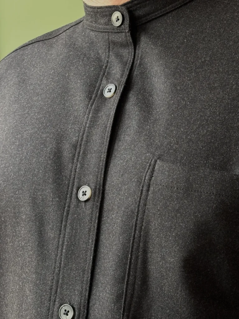 Panza Shirt | Charcoal Cashmere