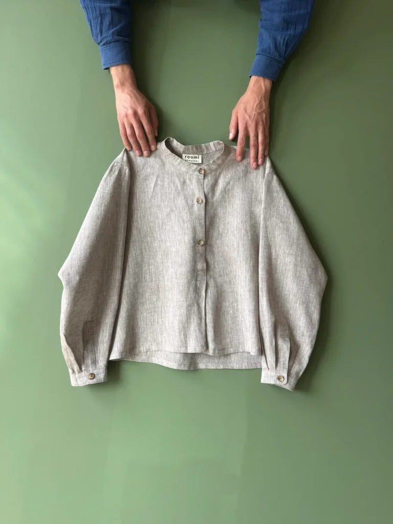 Etta Blouse | Natural Irish Linen