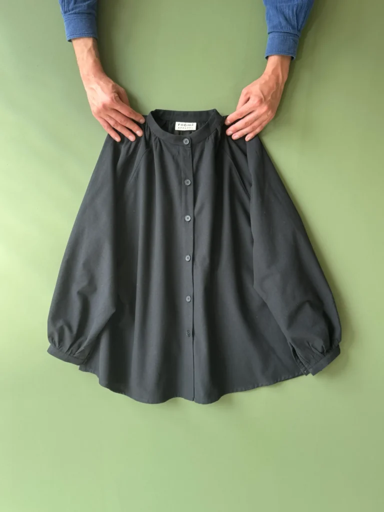 Clementine Blouse | Black Cotton