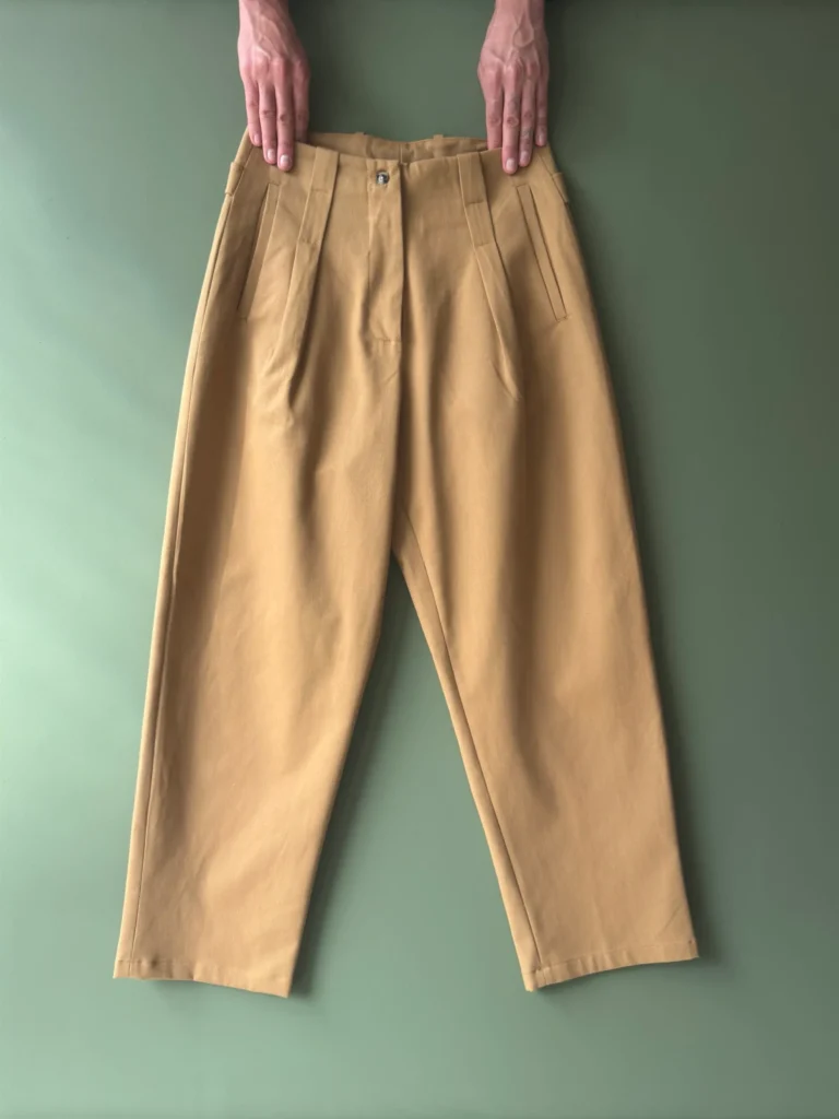 Gardener Trousers | Camel Cotton Twill
