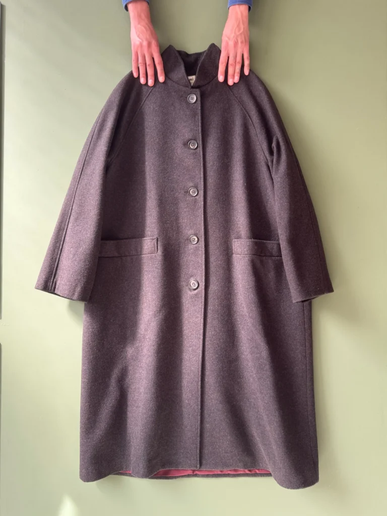 Hansom Overcoat | Charcoal Melton Wool