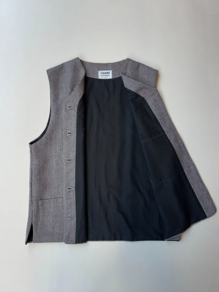 Kamali Waistcoat | Neutral Wool