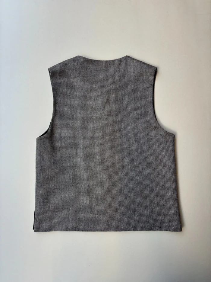 Kamali Waistcoat | Neutral Wool - Image 3