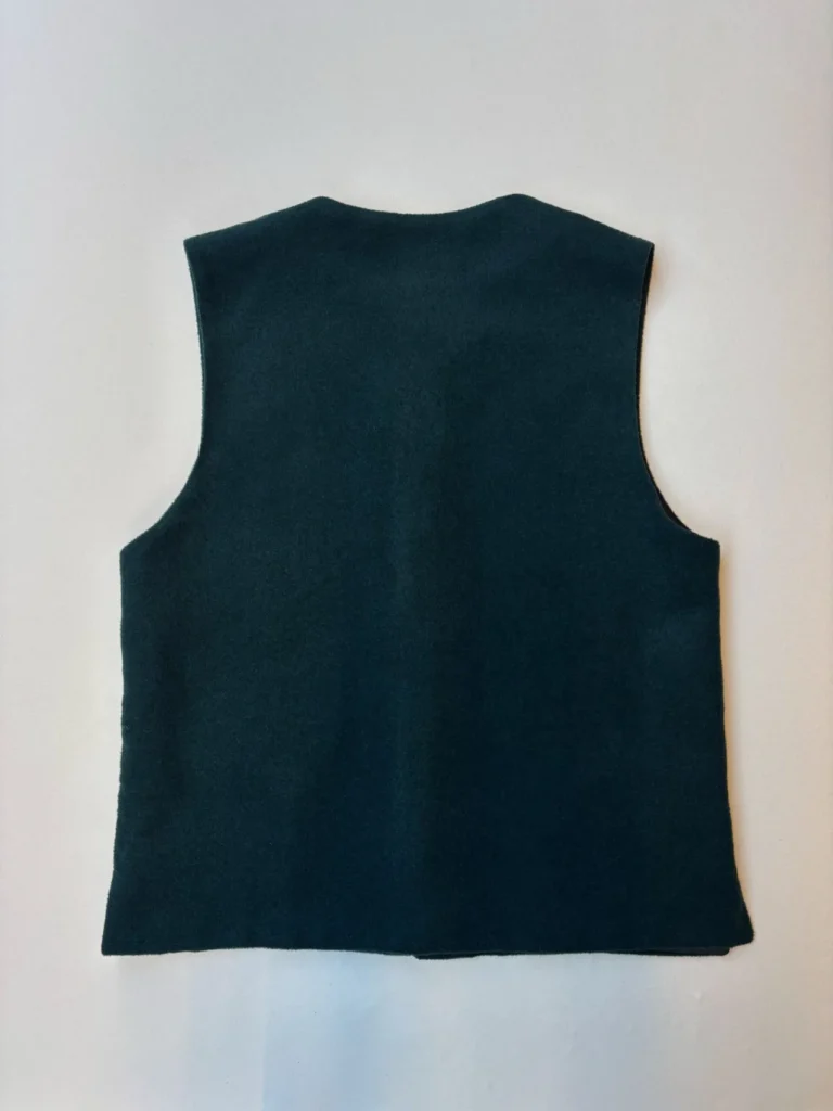 Kamali Waistcoat | Green Wool