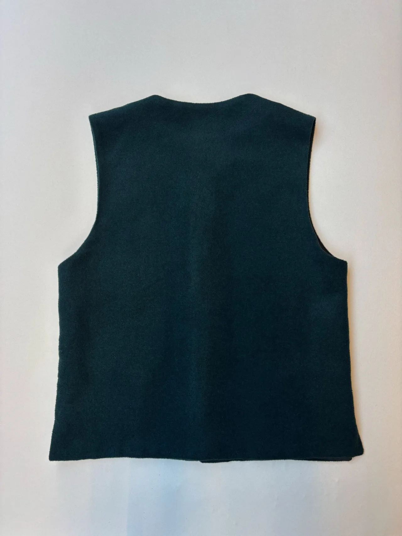 Kamali Waistcoat | Green Wool - Image 4