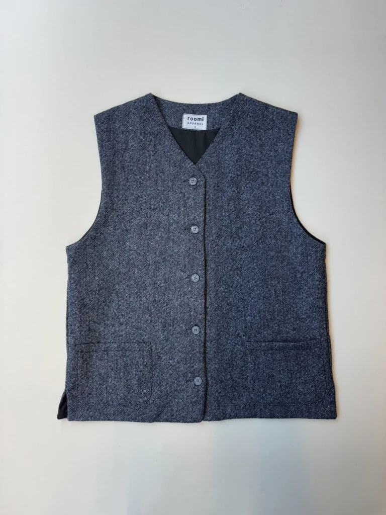 Kamali Waistcoat | Grey Wool