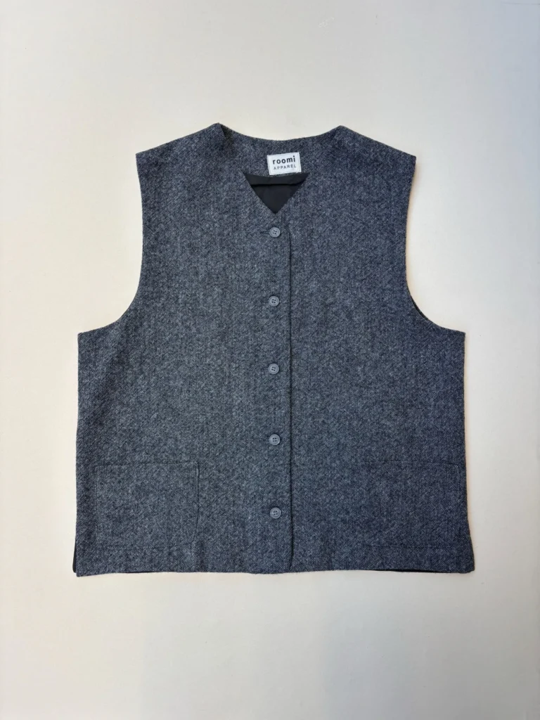 Kamali Waistcoat | Grey Wool