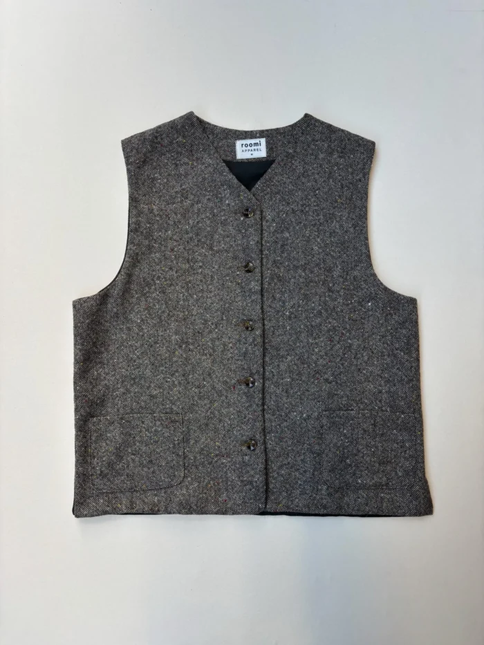 Kamali Waistcoat | Flecked Tweed - Image 1