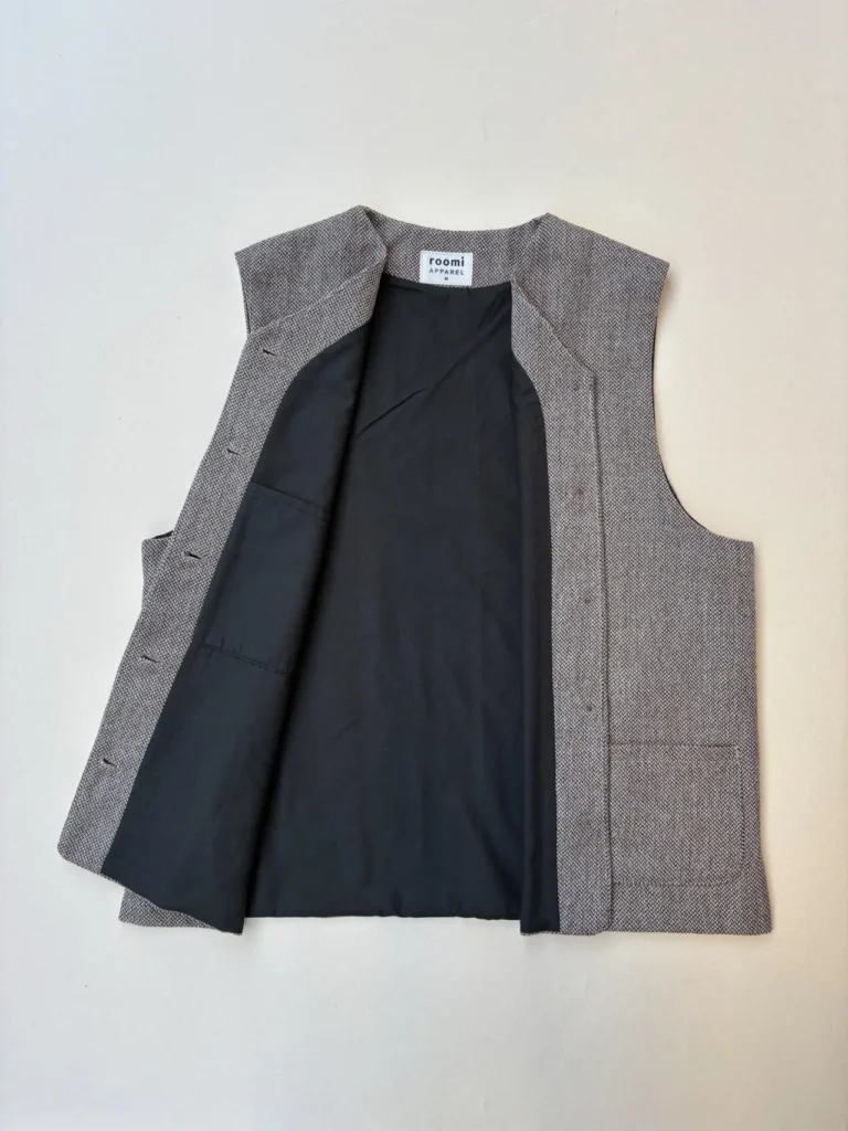Kamali Waistcoat | Natural Wool