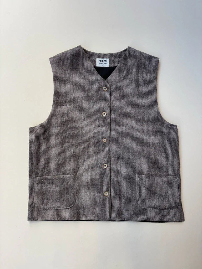 Kamali Waistcoat | Natural Wool