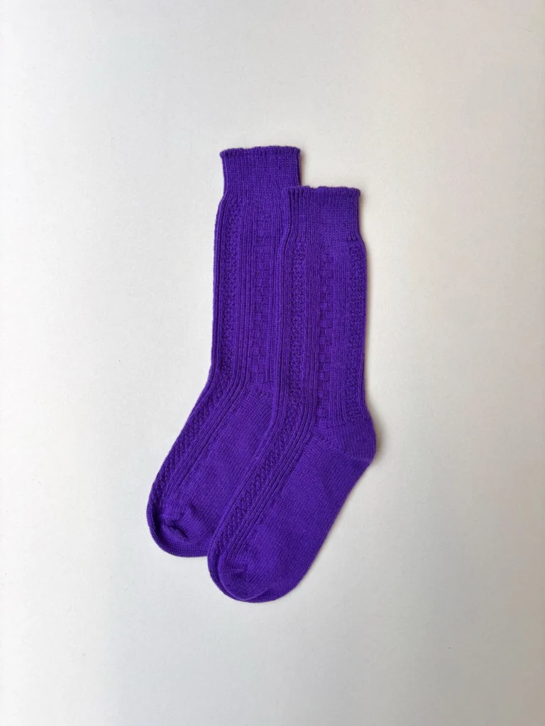 Socks | Purple Merino Wool