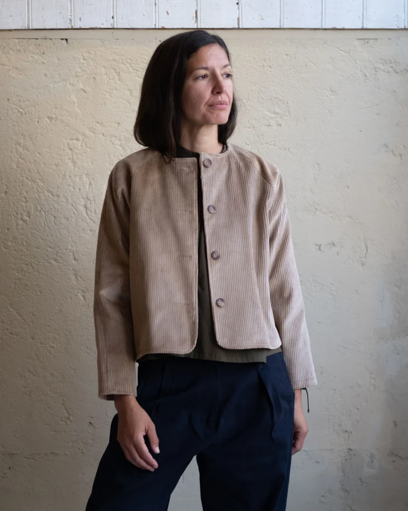 Maria Jacket | Beige Corduroy