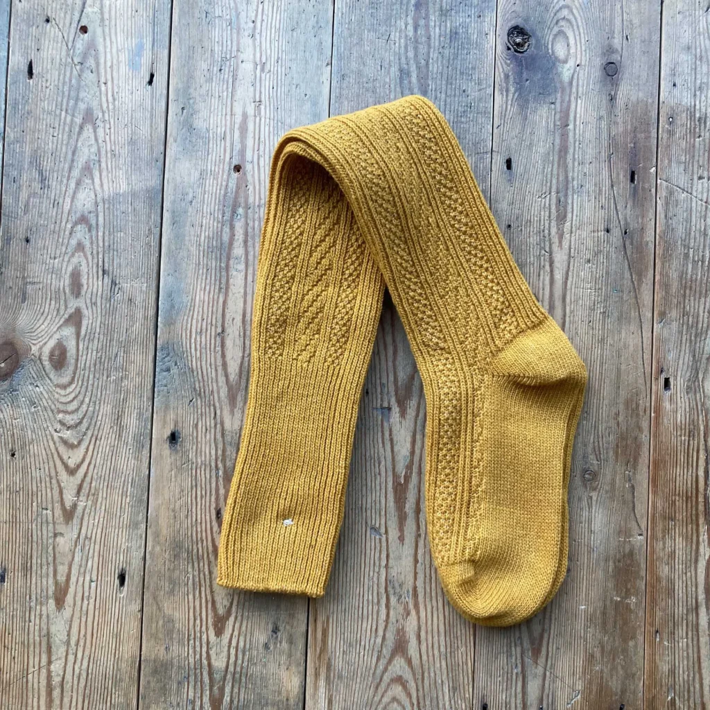 Knee-High Socks | Mustard Merino Wool