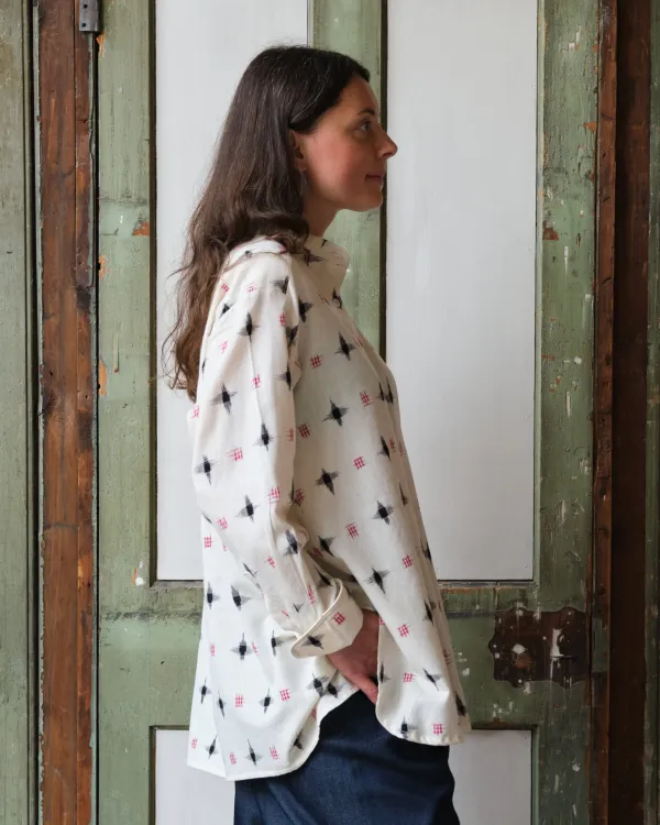 Boyfriend Blouse | Patterned Ikat