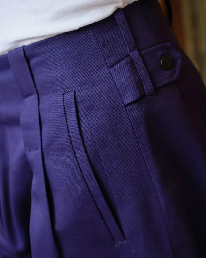 Gardener Trousers | Indigo Cotton Twill - Image 5
