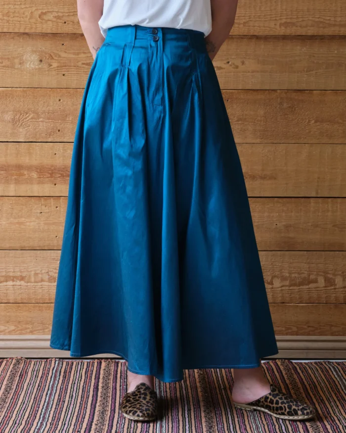 Coralie Skirt | Sapphire Silk - Image 4