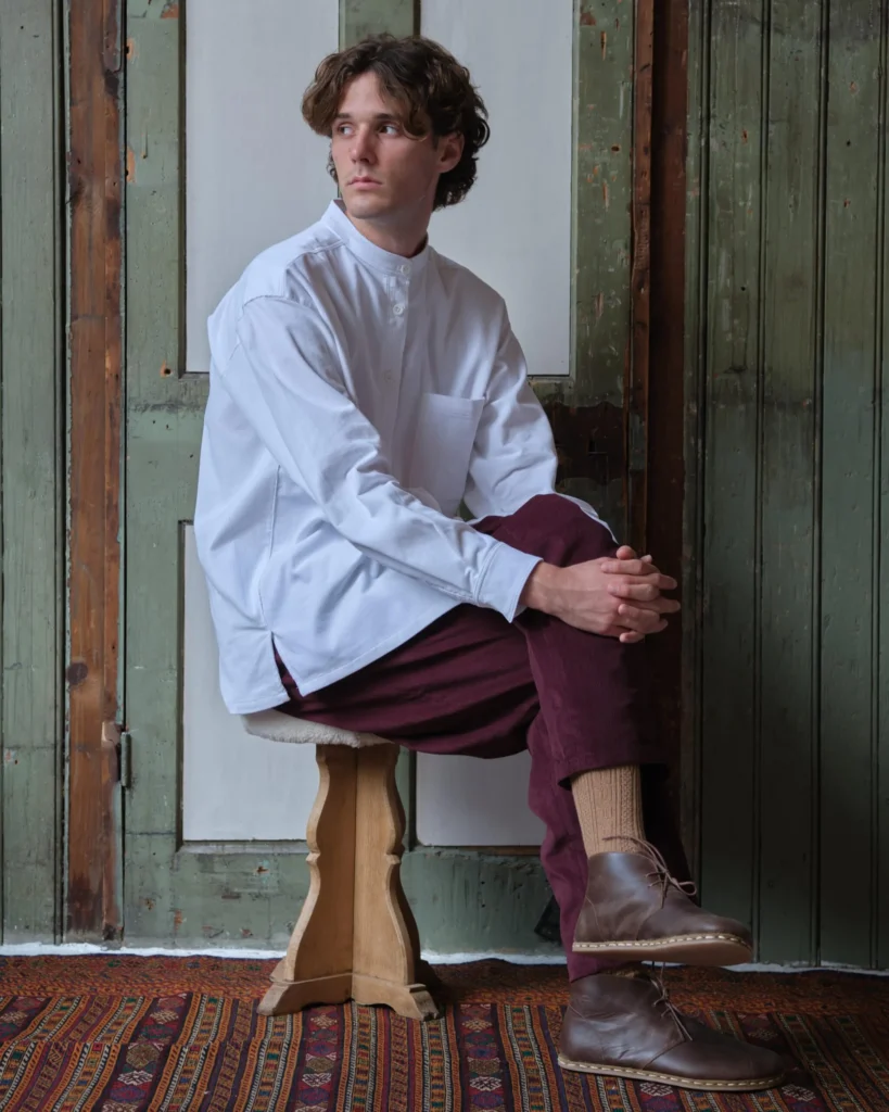 Panza Shirt | White Needlecord